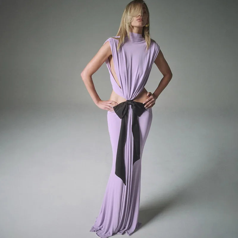 Subtle Fire Long Dress