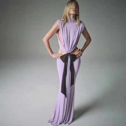 Subtle Fire Long Dress