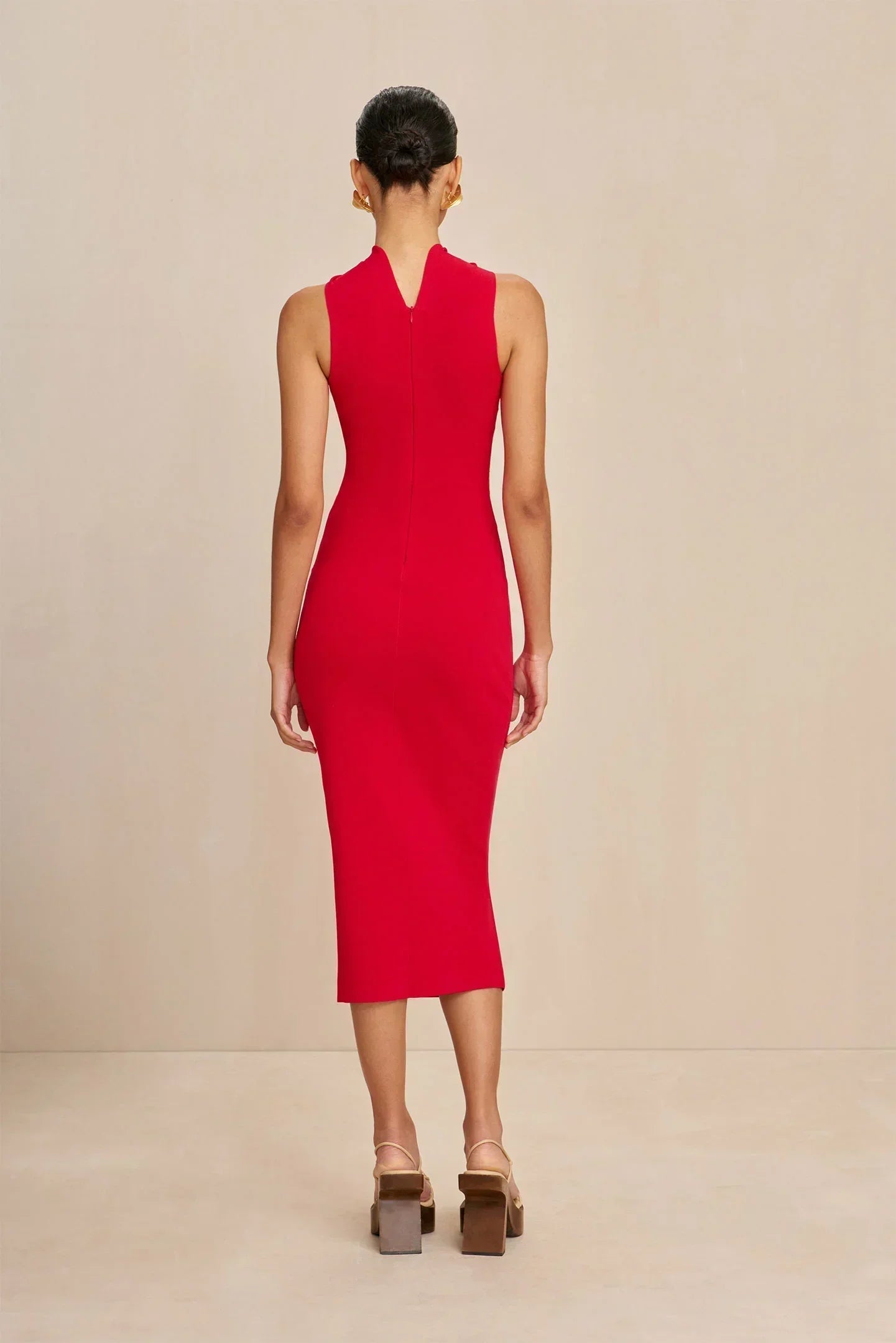 Burning Inside Me Midi Dress