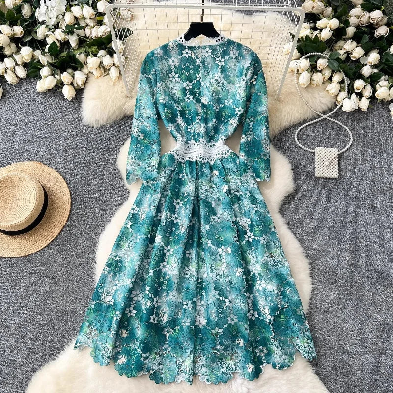 Looking Through Those Tears Midi Dress