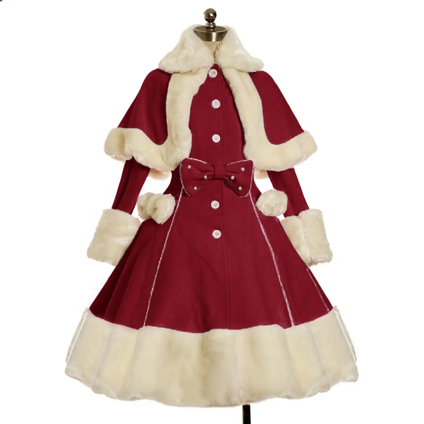 Snowfall Serenade Midi Dress