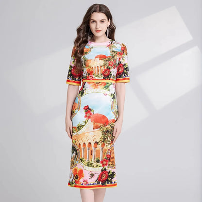 Cry Out In The Night Midi Dress