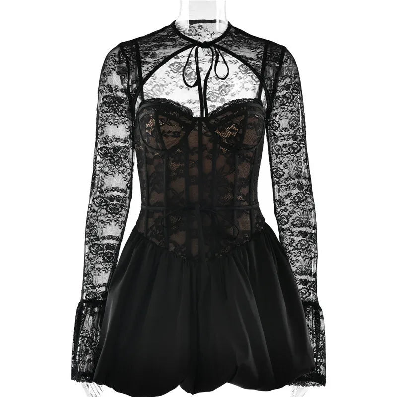 Hopping The Closure Mini Dress