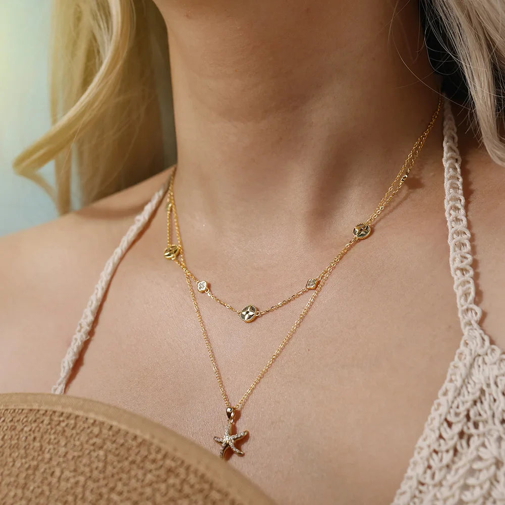 Gold Rush Secrets Station Necklace Set
