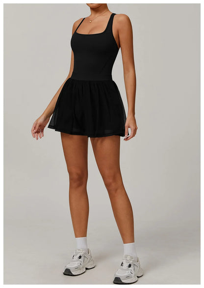Shine She Owns Romper Dress