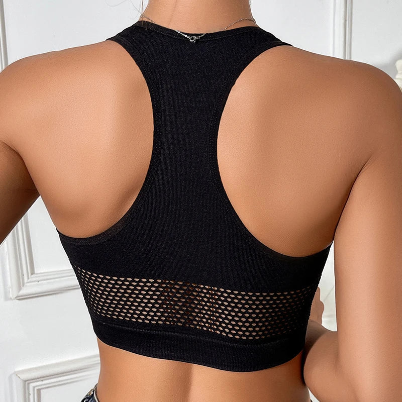 Dark Light Bloom Crop Tank Top