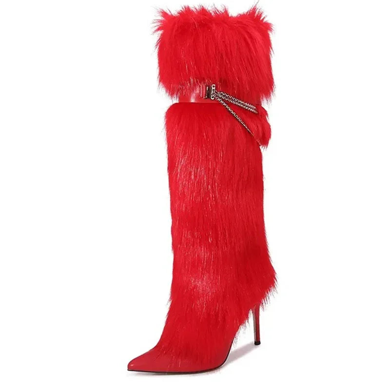 Loud Kiss Knee-High Boots