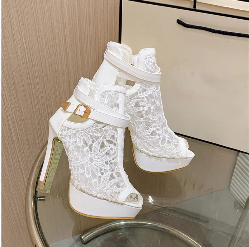 Lipstick Confession Ankle Boots