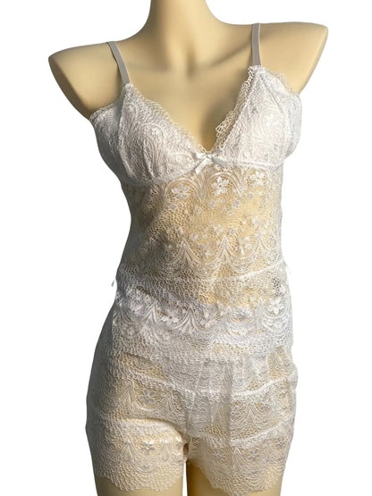 Lightweight Sheer Lace Pajamas