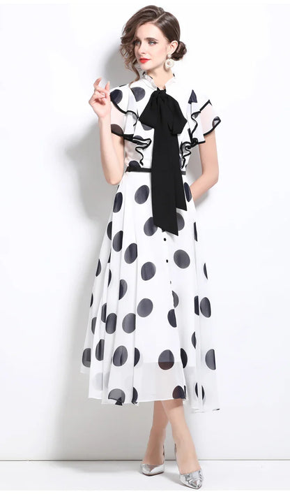 Puzzle Piece Play Midi Dress