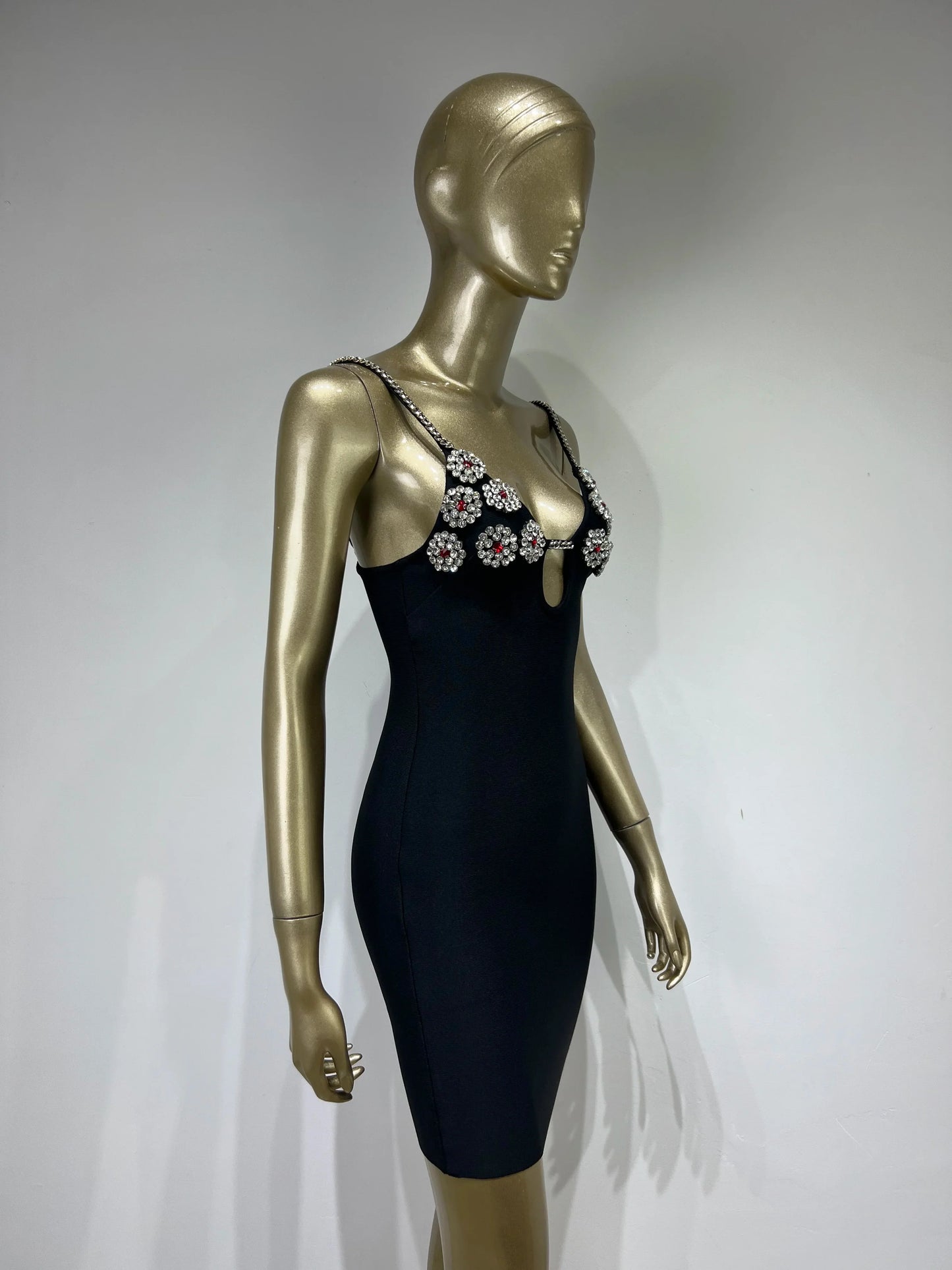 Wave's Heartbeats Mini Dress