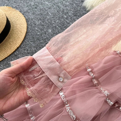 Getting In Pink Midi Dress