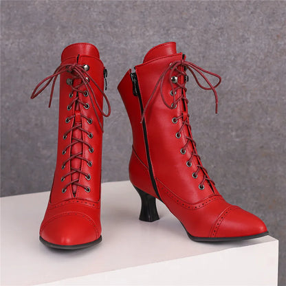 Iron Rose Ankle Boots