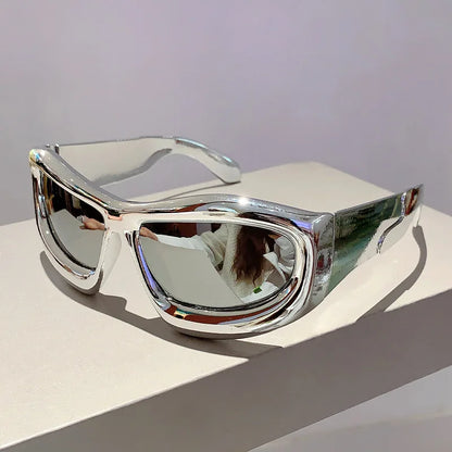 Sunlit Silence Rectangle Sunglasses