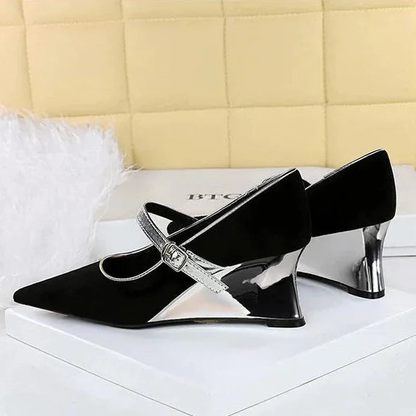 Sorry For Being Fabulous Wedges Shoes