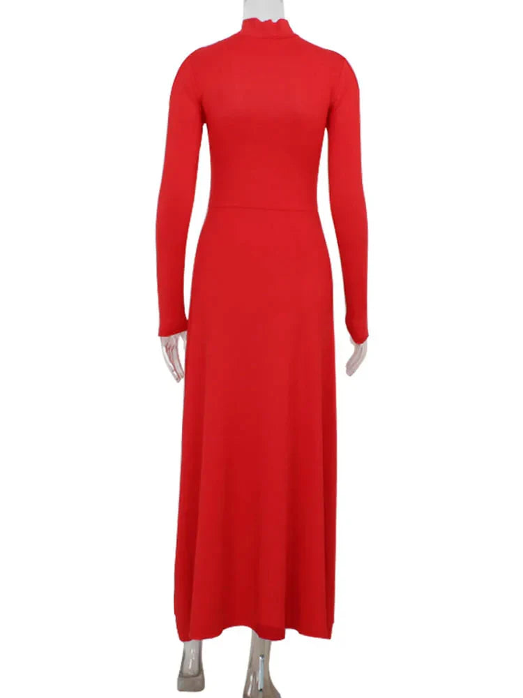 Coffin Rose Maxi Dress