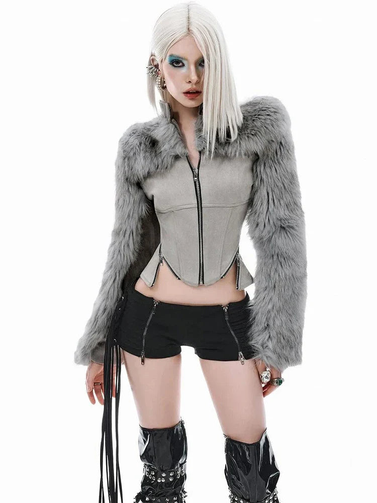 Smooth Dusk Crop Jacket