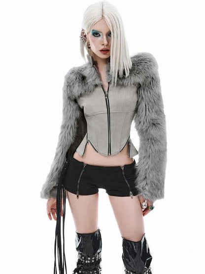 Smooth Dusk Crop Jacket