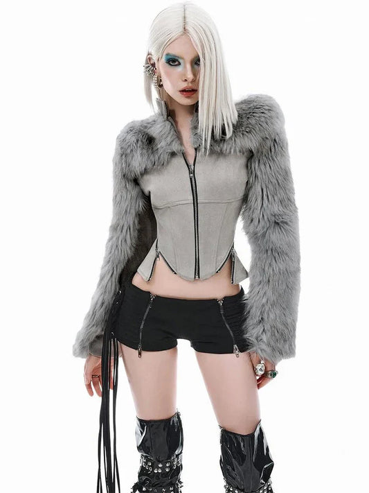 Smooth Dusk Crop Jacket