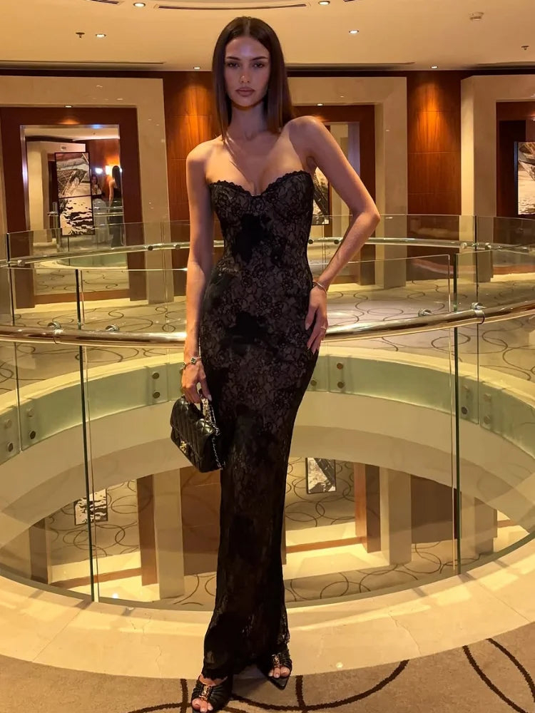 Silk Metro Maxi Dress