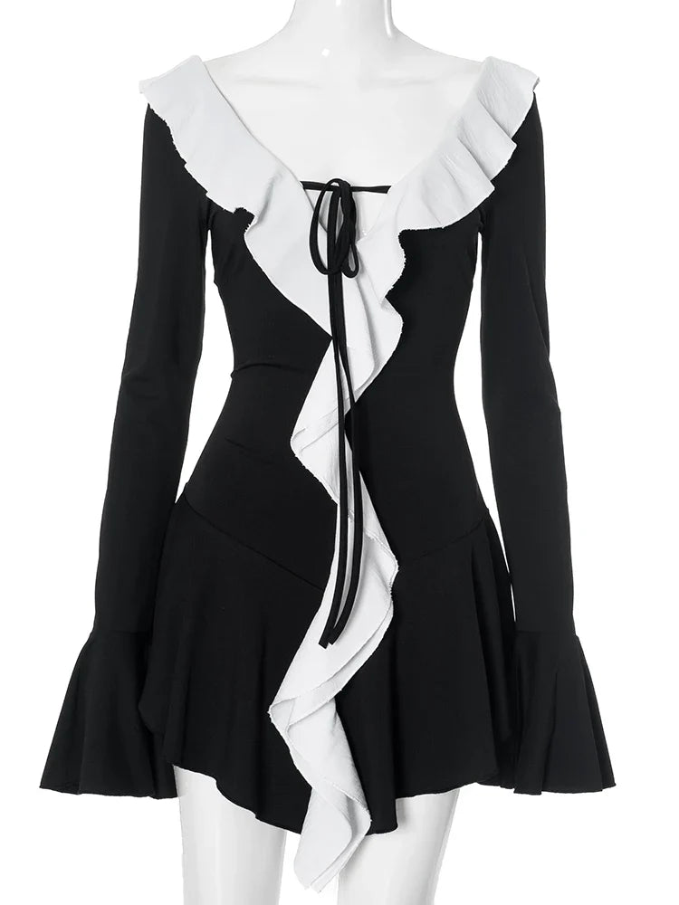 Parallel Hearts Mini Dress