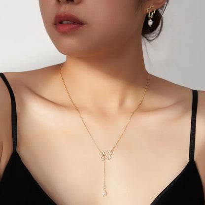 See Me Grow Lariat Necklace Set