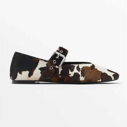 Glitter In Veins Flats Shoes