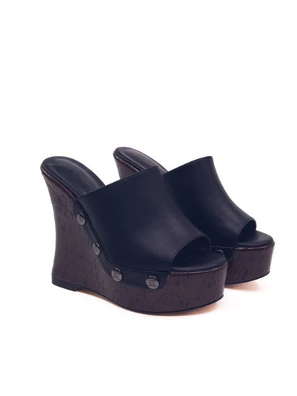 Ride or Lie Wedges Sandals