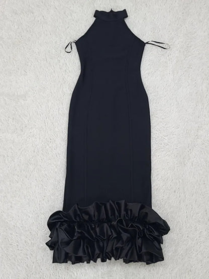 Chasing Midnight Midi Dress