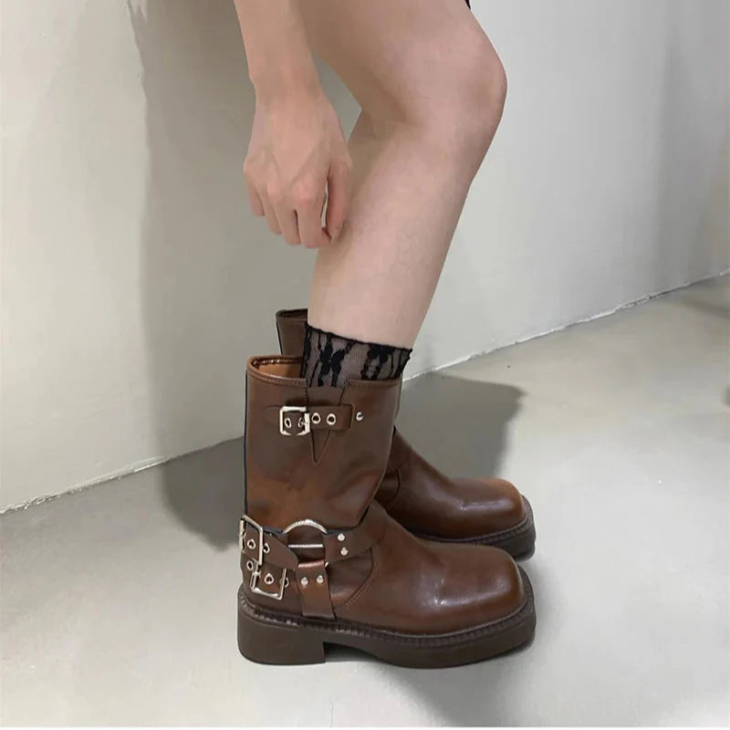 Ain't One-Sided Mid-Calf Boots