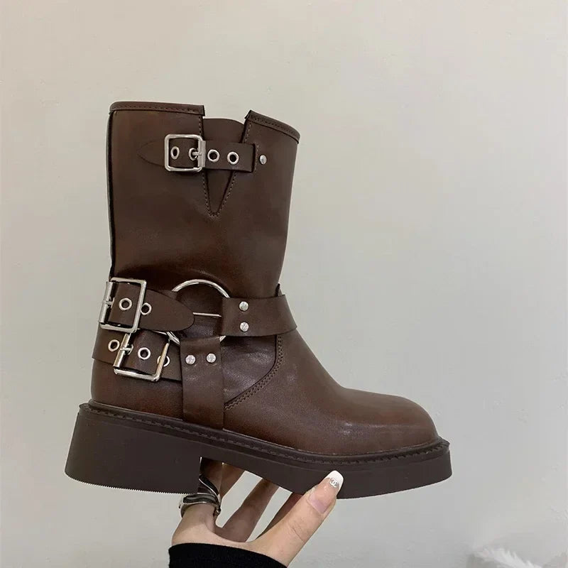 Ain't One-Sided Mid-Calf Boots