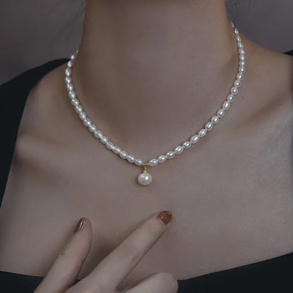 Hearts Don’t Lie Pearl Necklace