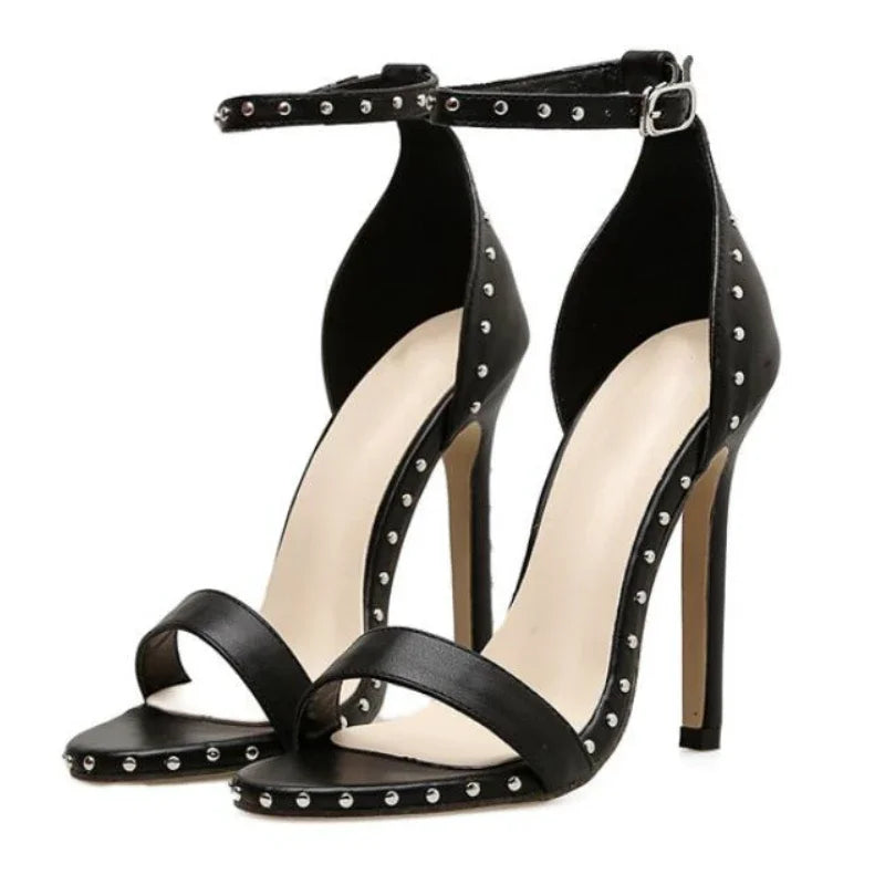 Feeling Like A Sabotage Stiletto Sandals