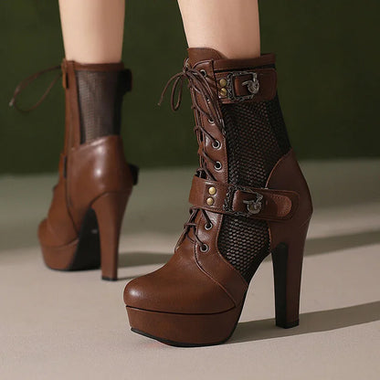 Glamour Tear Mid-Calf Boots