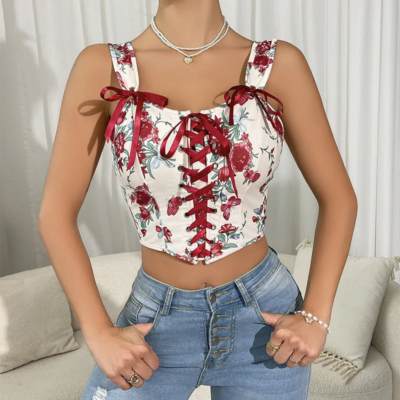 Make Me Go Bustier Top