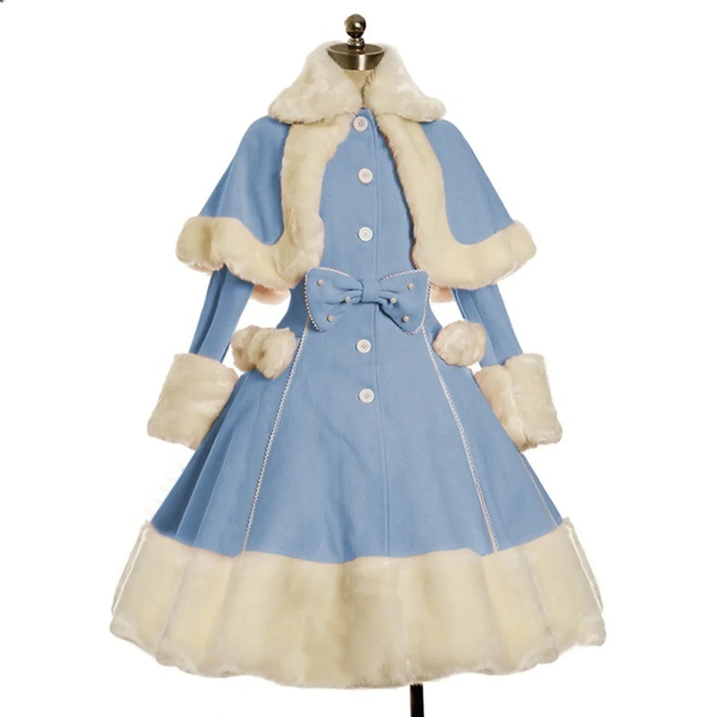 Snowfall Serenade Midi Dress