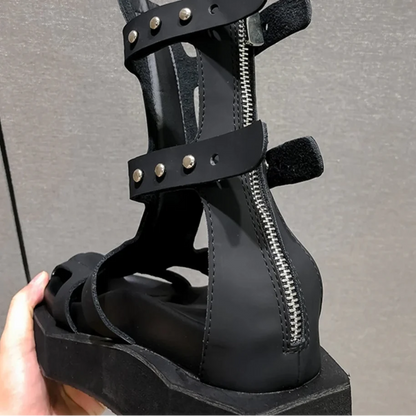 Whispers in the Fog Flat Sandals
