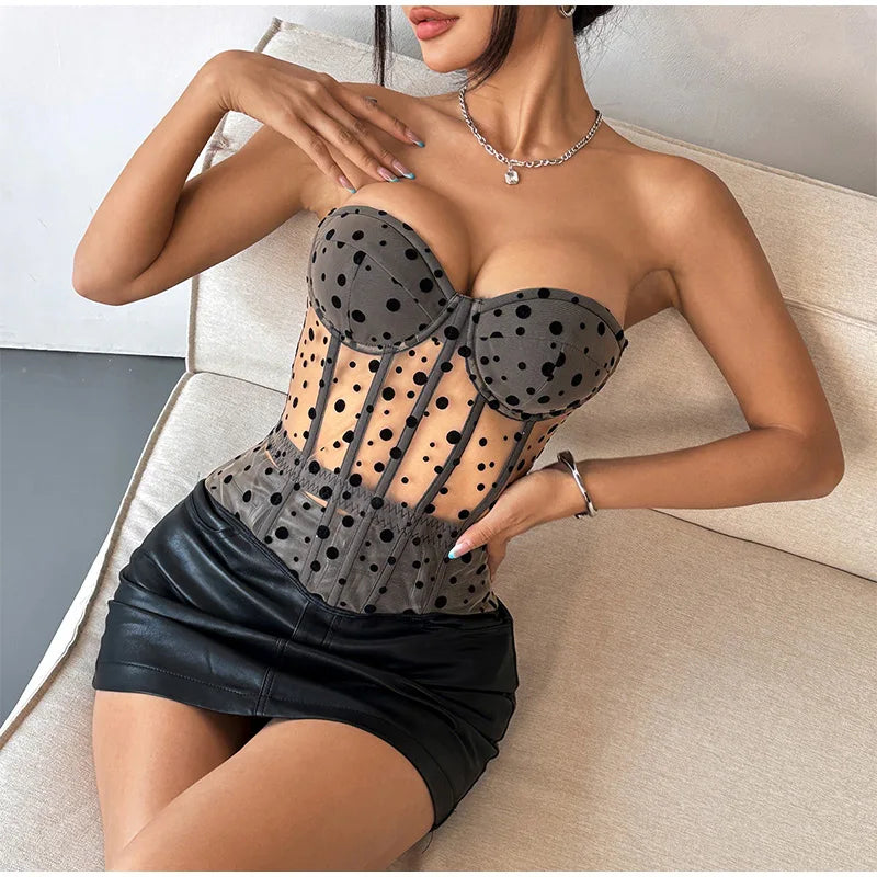 Shadows Wear Lace Bustier