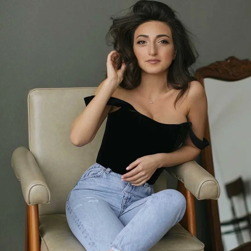 The Dark Of The Alley Crop Top