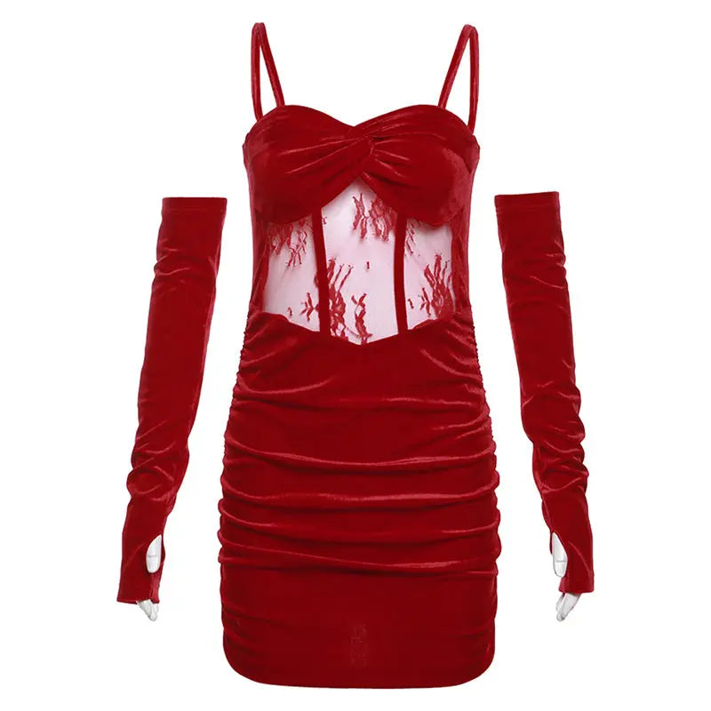 Bleeding Glamour Mini Dress