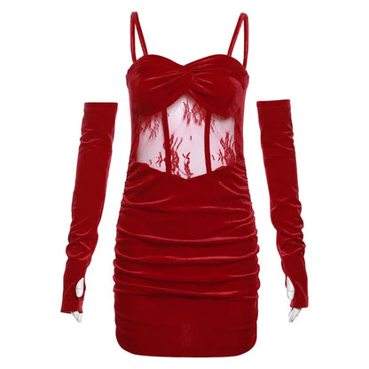 Bleeding Glamour Mini Dress