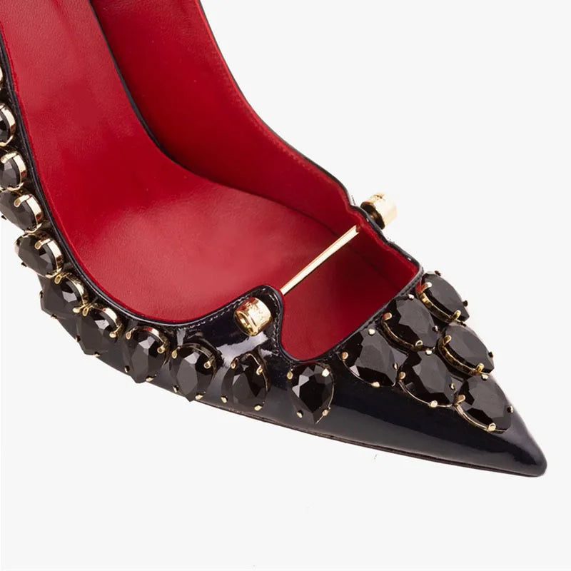 Midnight Bloom Pumps Shoes