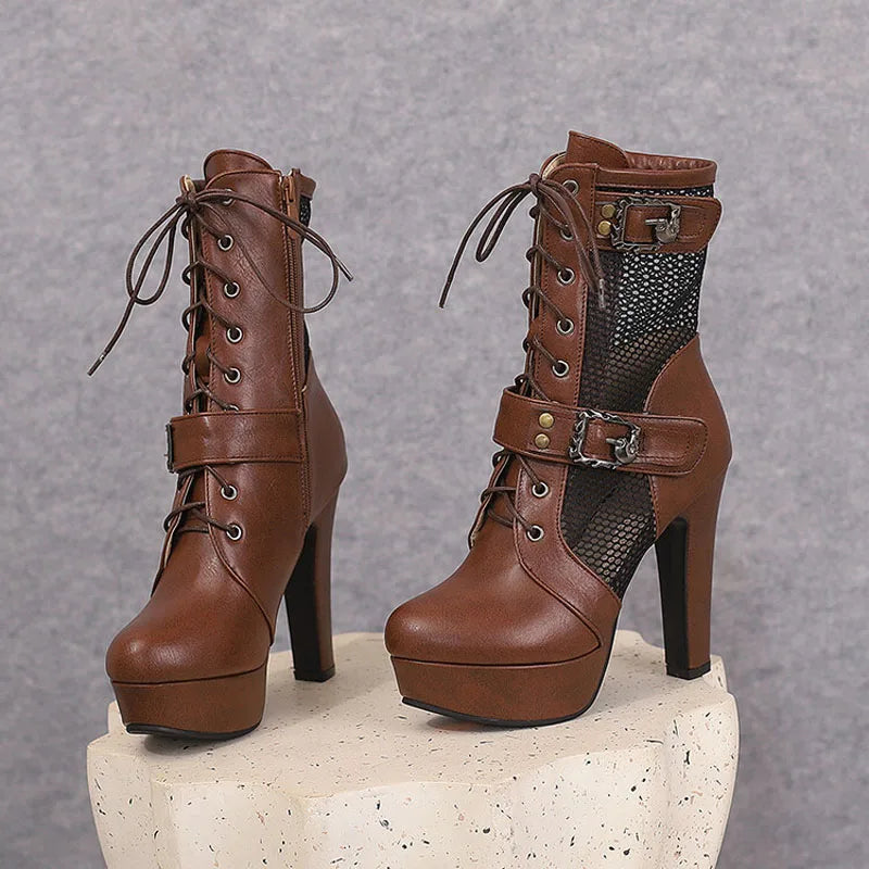 Glamour Tear Mid-Calf Boots