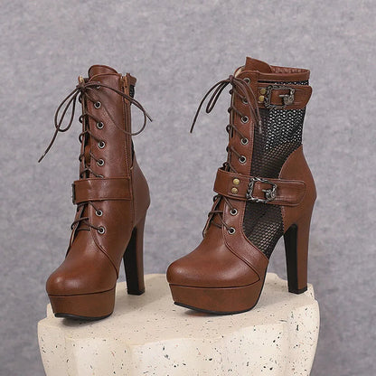 Glamour Tear Mid-Calf Boots