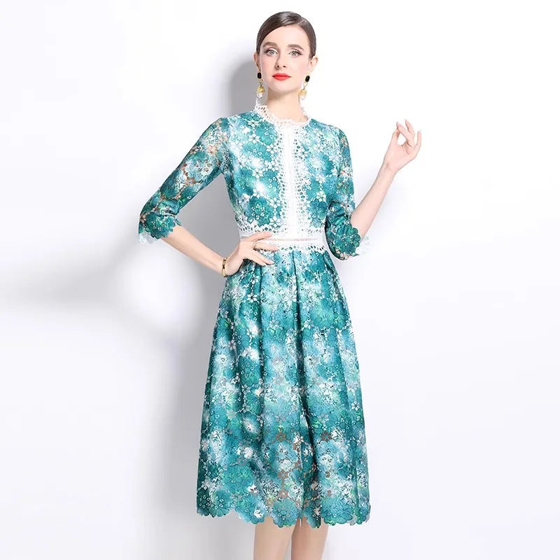 Looking Through Those Tears Midi Dress