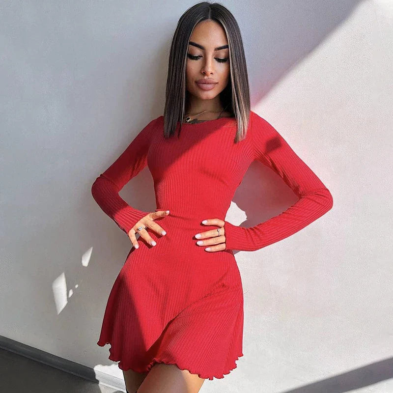 Another False Alarm Mini Dress