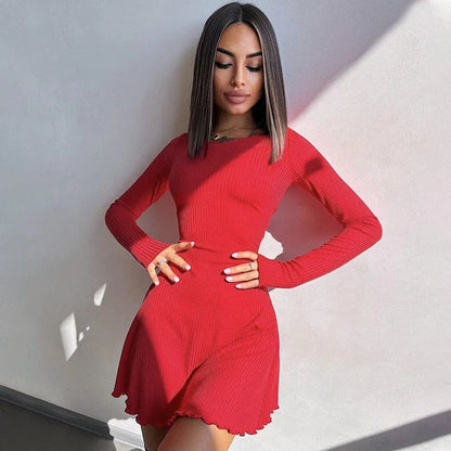 Another False Alarm Mini Dress