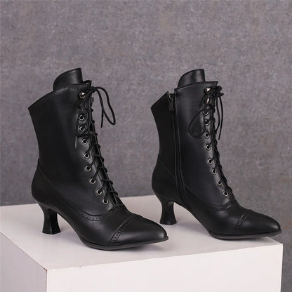 Iron Rose Ankle Boots