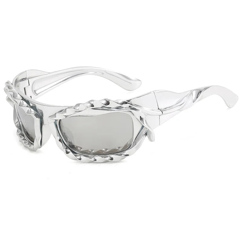 Tear Myself Apart Rectangular Sunglasses