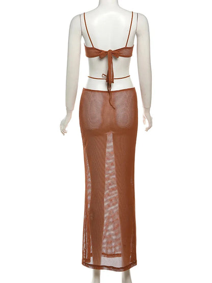 Tired Of Listening Alone Skirt Set